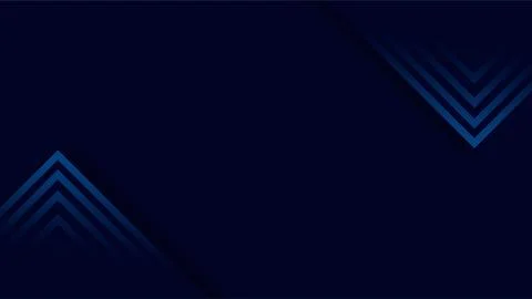 Dark Navy Abstract Background with Modern Geometric Blue Triangle Patterns. Stock Illustration