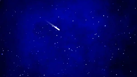 Dark navy blue elegant animated background with star. Stock Footage 113763711
