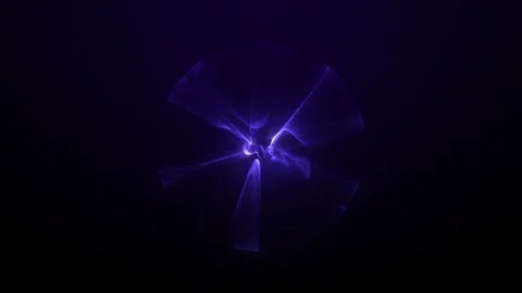 Dark navy particle burst sphere. Radial Scientific glowing dust beams. Subt.. Video stock 329229120