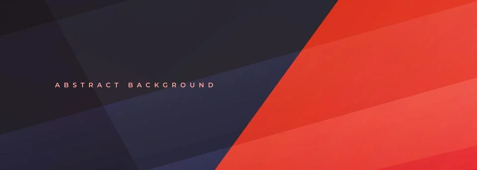 Dark navy red diagonal abstract background, bold corporate pitch banner with 스톡 일러스트