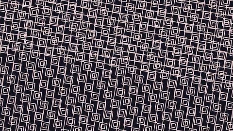 Dark navy surface covered with repeated light pink square grid pattern and co Illustrazione stock