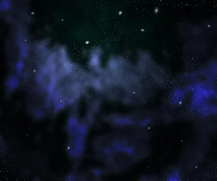 Dark nebula outer space backdrop Stock Illustration