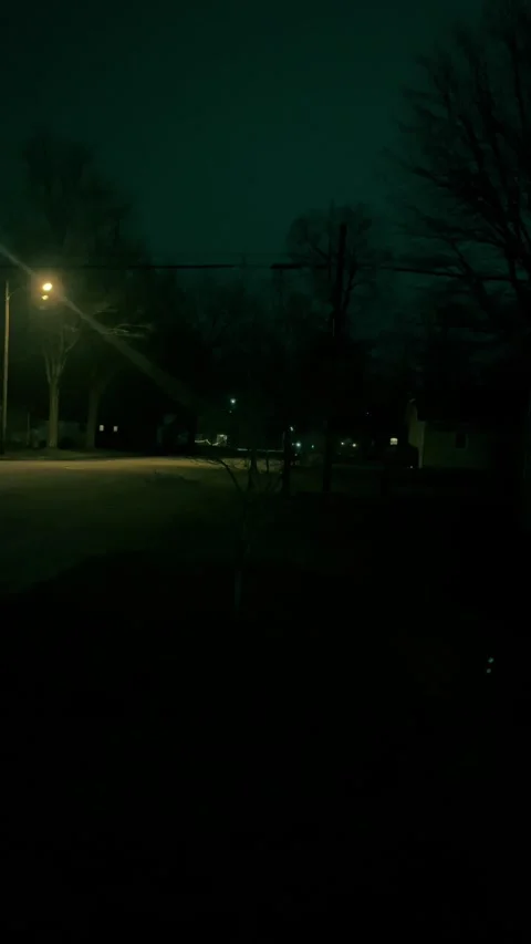 Dark neighborhood Stock Footage 279521145