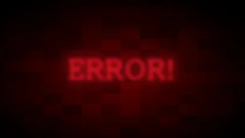 Dark Neon Error Glow Stock Footage 336062794