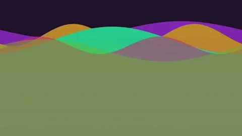 Dark Neon magenta wave abstract background loop 스톡 동영상 342648490