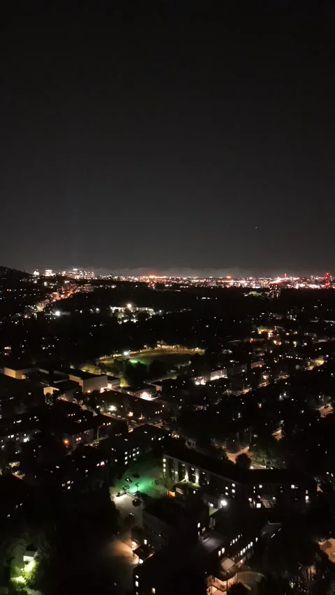 Dark Night City Stock Footage 280207129