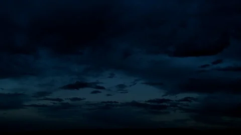Dark night clouds 動画素材 119691555