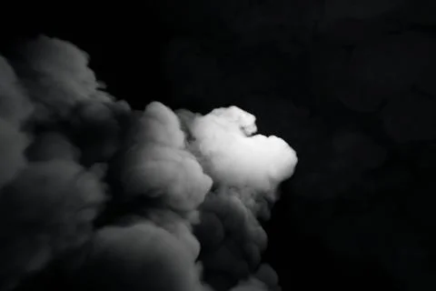 Dark Night Clouds 스톡 일러스트