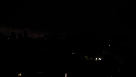 Dark night in distant lightning species Stock Footage 126013707