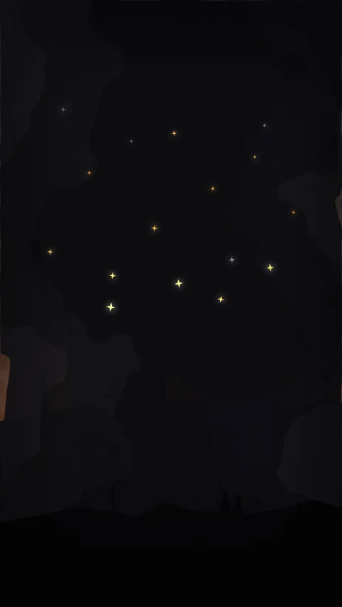 Dark night firefly animation glowing forest magical glow loop motion Stock Footage 347051333