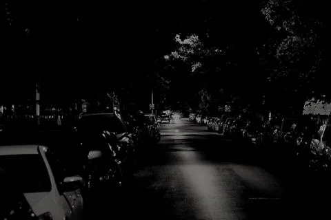 Dark Night Foto stock