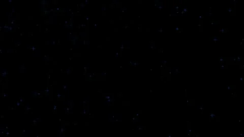 Dark night sky background featuring subtle glowing blue stars floating acro.. Stock Footage 342480629