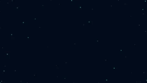 A dark night sky filled with small glowing stars scattered across the space Video stock 335117646