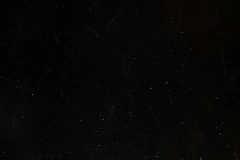 Dark Night Sky Filled with Tiny Stars and Space Dust Sparkles Stock Photos