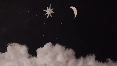 Dark Night Sky For The Holiday Stock Footage 297081441