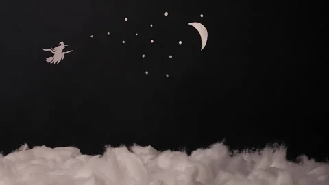 Dark Night Sky For The Holiday Stock Footage 297081467