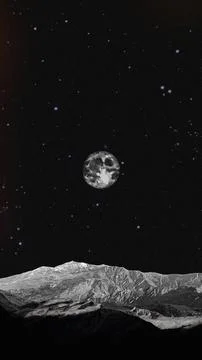 Dark night sky Stock Photos