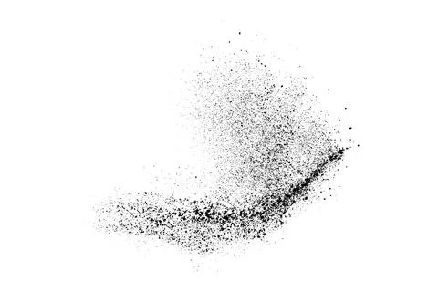 Dark noise granules. Illustrazione stock