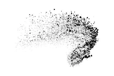 Dark noise granules. Stock Illustration