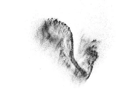 Dark noise granules. Stock Illustration