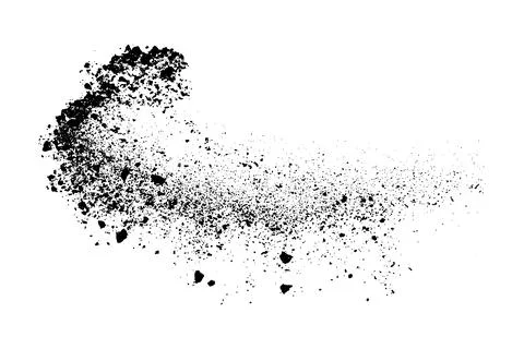 Dark noise granules. Illustrazione stock