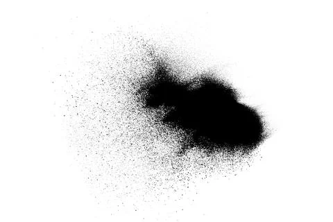 Dark noise granules. Illustrazione stock