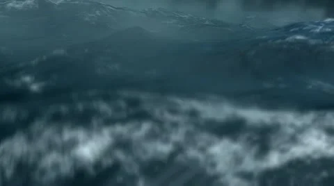 Dark ocean Video stock 22016734