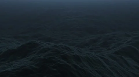 Dark ocean waves undulate and flow - Water FX0327 HD, 4K Stock Video Stock Footage 64142139