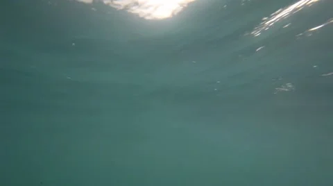 Dark ocean.View in the water. Stock Footage 43045118