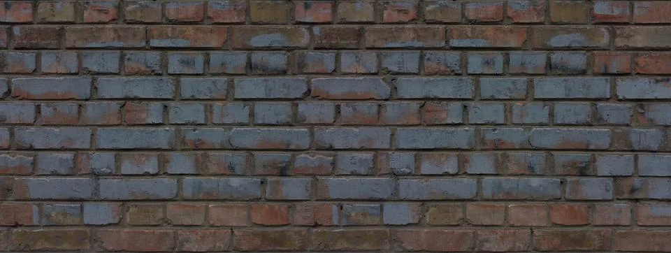 Dark old brick wall pattern pattern Stock Photos