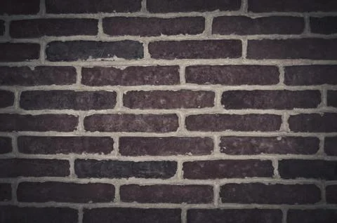 Dark old brick wall texture Stock Photos
