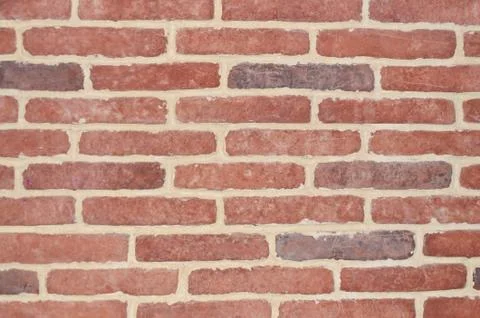 Dark old brick wall texture Stock Photos