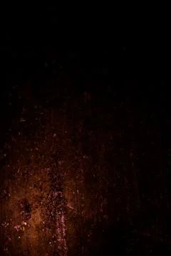 Dark old scary rusty rough golden and copper metal surface texture/background Stock Photos