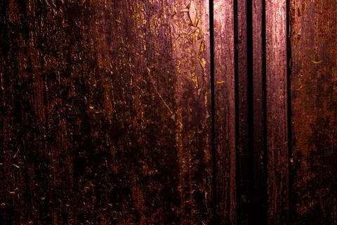 Dark old scary rusty rough golden and copper metal surface texture/background Stock Photos