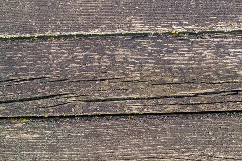 Dark old wooden table texture background top view Stock Photos