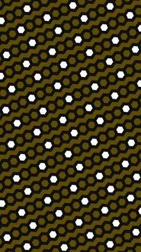 Dark Olive and White Hexagonal Pattern Stock Illustration