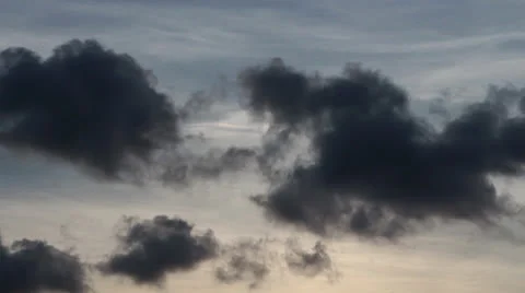 Dark, ominous clouds. Stock Footage 25592613