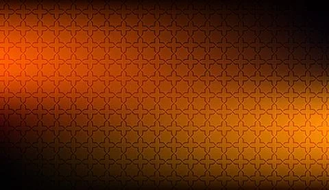 Dark orange abstract background with a repeating geometric cross pattern and Stock Illustration