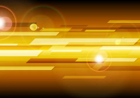 Dark orange abstract tech background Stock Illustration