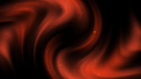 Dark orange background, white particle light streaks and scattered sparkles, Video stock 297528932