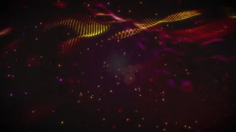 Dark Orange Bokeh Stock Footage 243925901