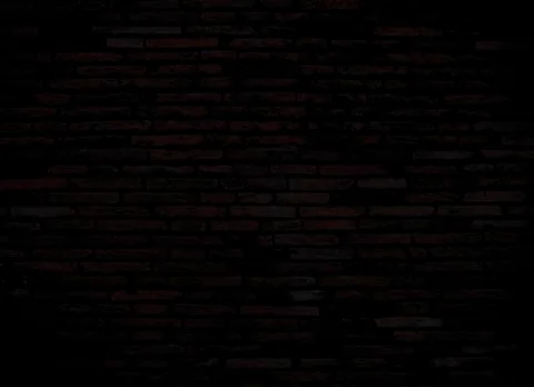 Dark orange brick wall for background or texture Stock Photos