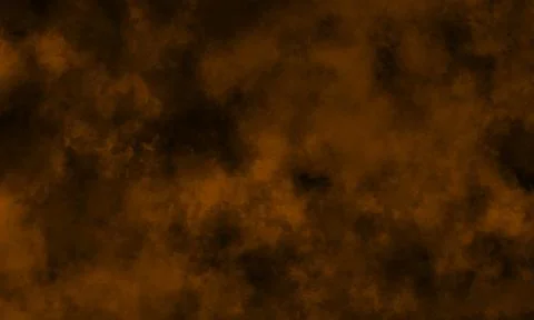 Dark Orange Cloud Texture Background With Artistic Smoke Overlay Stock Photos