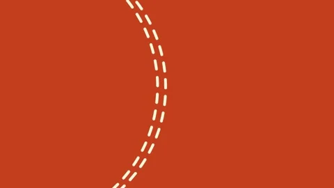 Dark Orange Dotted Circle Motion Loop Background Stock Footage 332914620