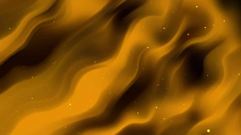 Dark orange, flowing, wavy abstract background with small yellow dots Stock Footage 285571036