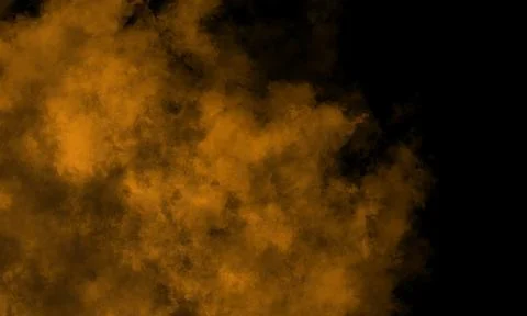 Dark Orange Mist Texture Background With Cinematic Cloud Design Stock Photos