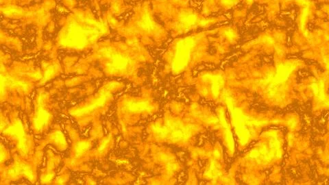 Dark Orange Molten Cellular Texture with Glowing Golden Veins Stock Illustration