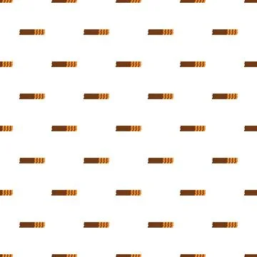 Dark orange striped pattern creating seamless background design Stock Illustration
