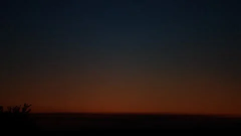 Dark Orange Sunset Stock Footage 306016464