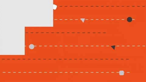 Dark orange transitions on a transparent background Stock Footage 195429096